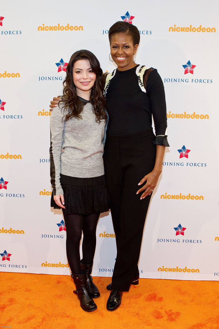 Image: Special Military Family Screening of Nickelodeon's iCarly: iMeet The First Lady